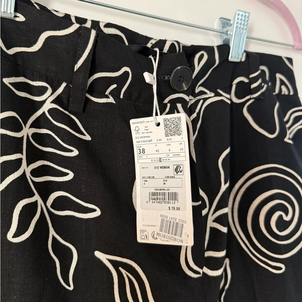 Mango linen trouser